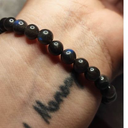 CHEFFY Labradorite Bracelet (6mm) High Quality Crystal Gemstone