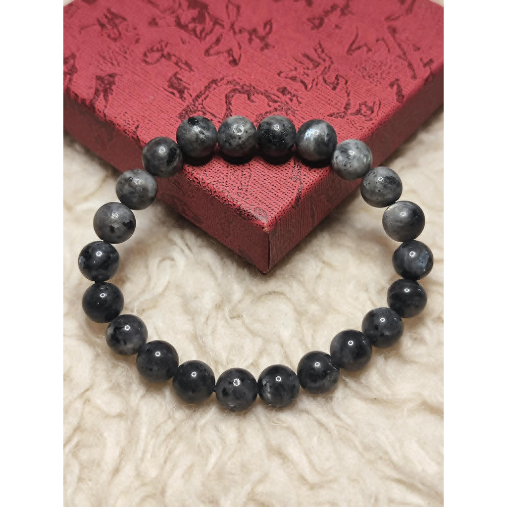 CHEFFY Natural Royal Sapphire Crystal Bracelet 7.6mm