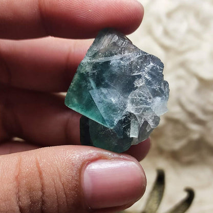 CHEFFY Crystals Premium Fluorite Specimen – 21.53g Natural "Genius Stone" for Focus & Clarity (#3)