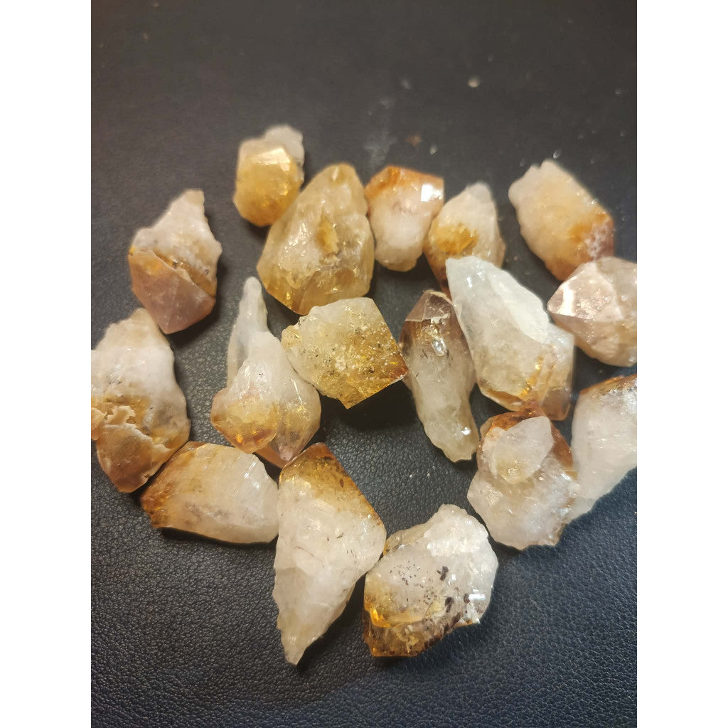 CHEFFY Citrine Points Raw L  H.Q Crystal Gemstone