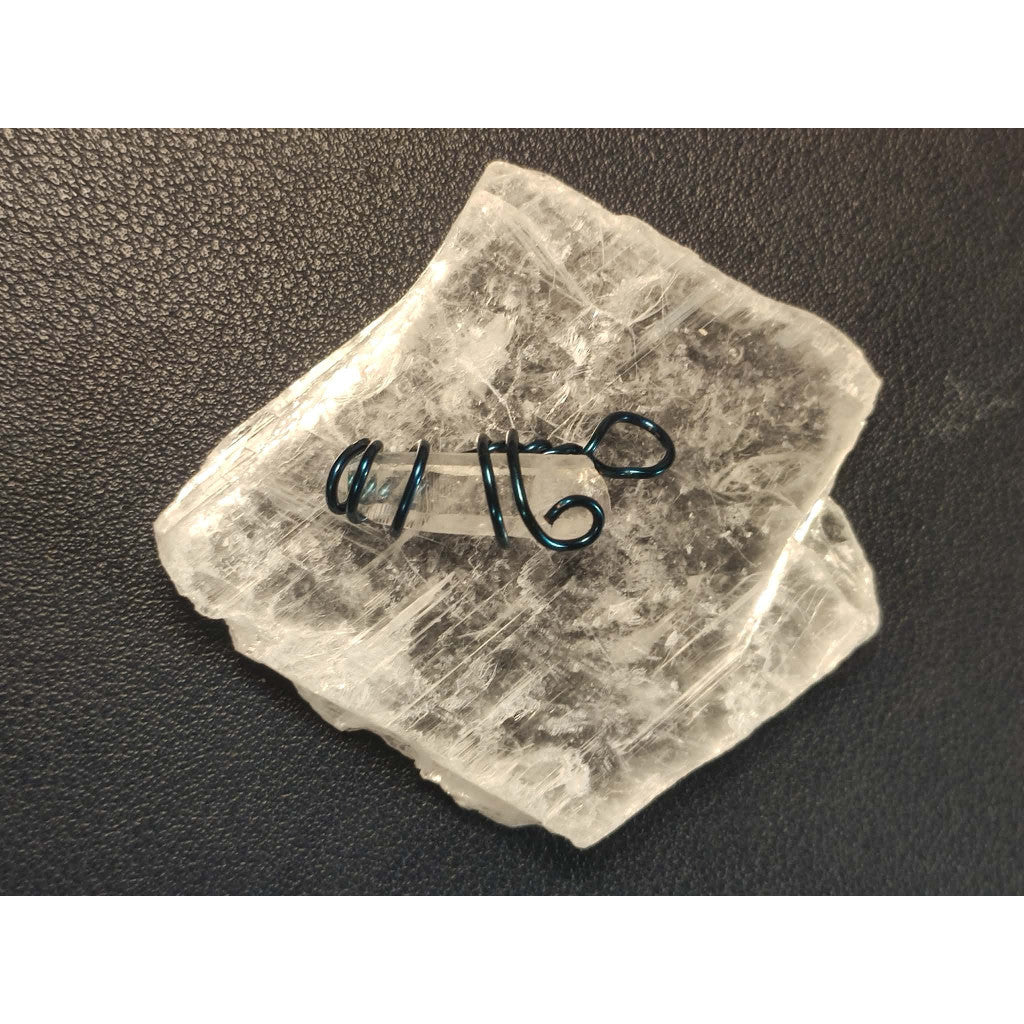 CHEFFY Clear Quartz  Pendant Crystal  Raw (Random Pick )  Wire Wrap Gemstone