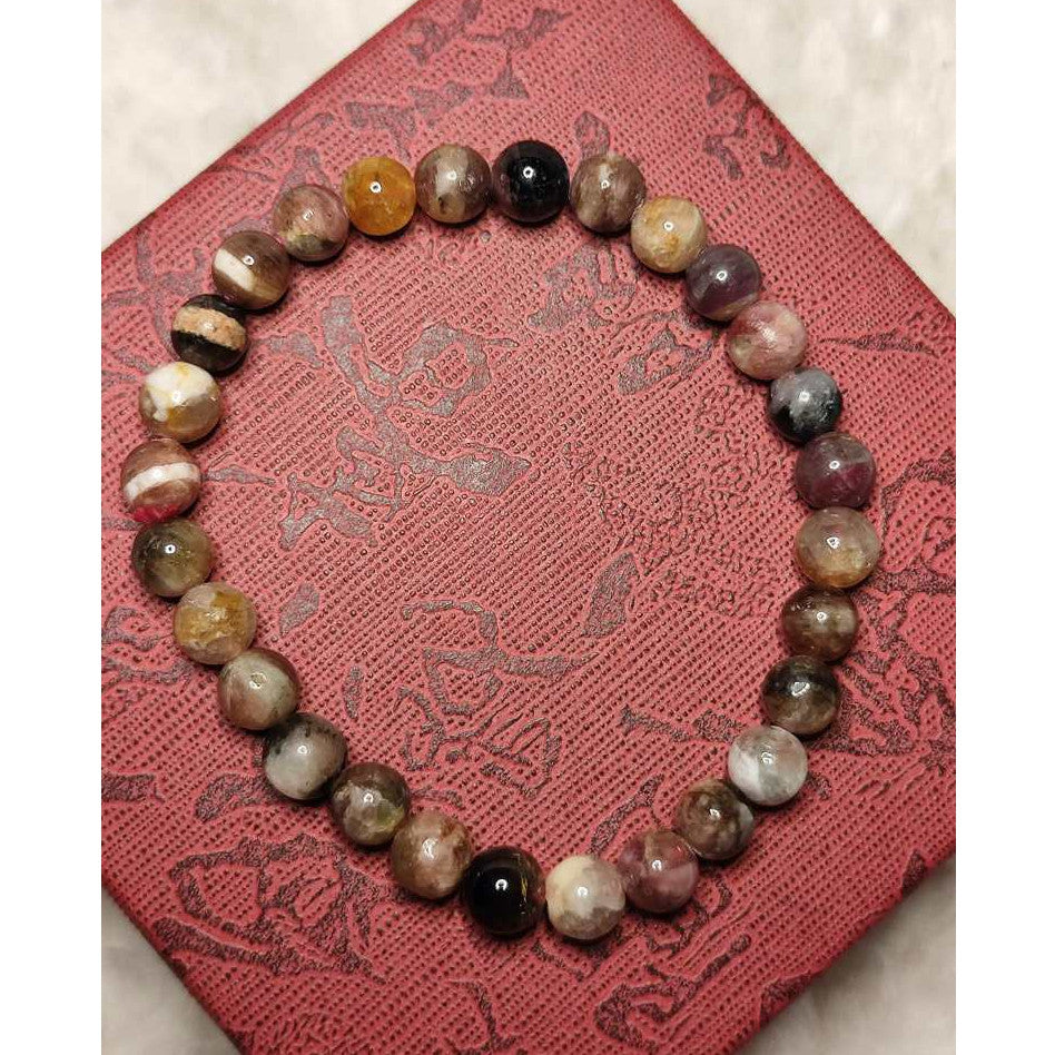 CHEFFY Tourmaline Bracelet (5mm) | Genuine Natural Crystal Gemstone |