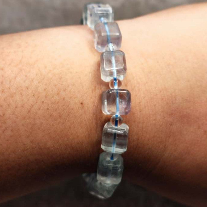 CHEFFY Aquamarine Bracelet (8mm) | Genuine Natural Crystal Gemstone