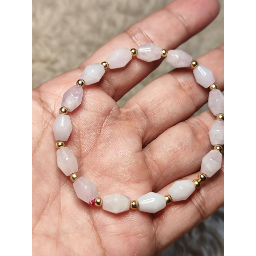 CHEFFY Purple Rutilated Quartz Bracelet (5mm)