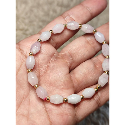 CHEFFY Purple Rutilated Quartz Bracelet (5mm)