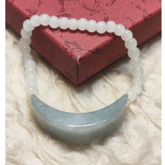 CHEFFY Authentic Jade Bracelet 4.8mm Beaded Stretch Bracelet (#13) ( LowGrade )