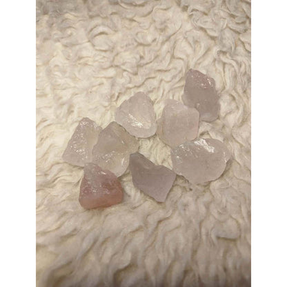 CHEFFY Rose Quartz Crystal Gemstone Raw Med
