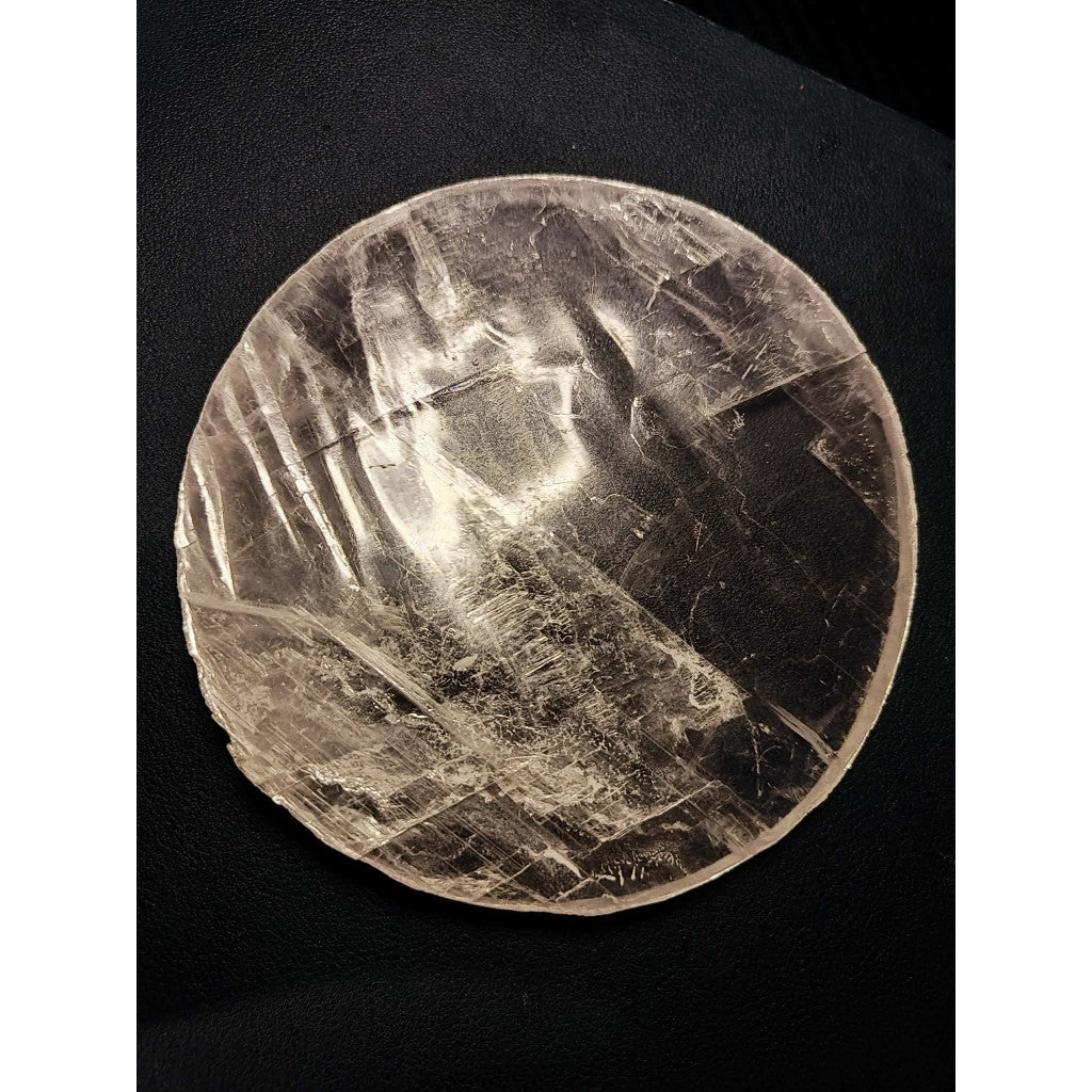 CHEFFY Selenite Plate (4.9 inches )