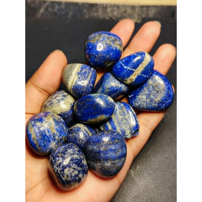CHEFFY Lapis Lazuli Tumbled Crystal Gemstone FREEFORM