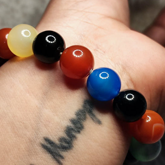 CHEFFY Mixed Gemstones Bracelet Gemstone Crystals