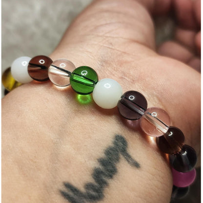 CHEFFY Fluorite Bracelet (7mm) | Genuine Natural Crystal Gemstone