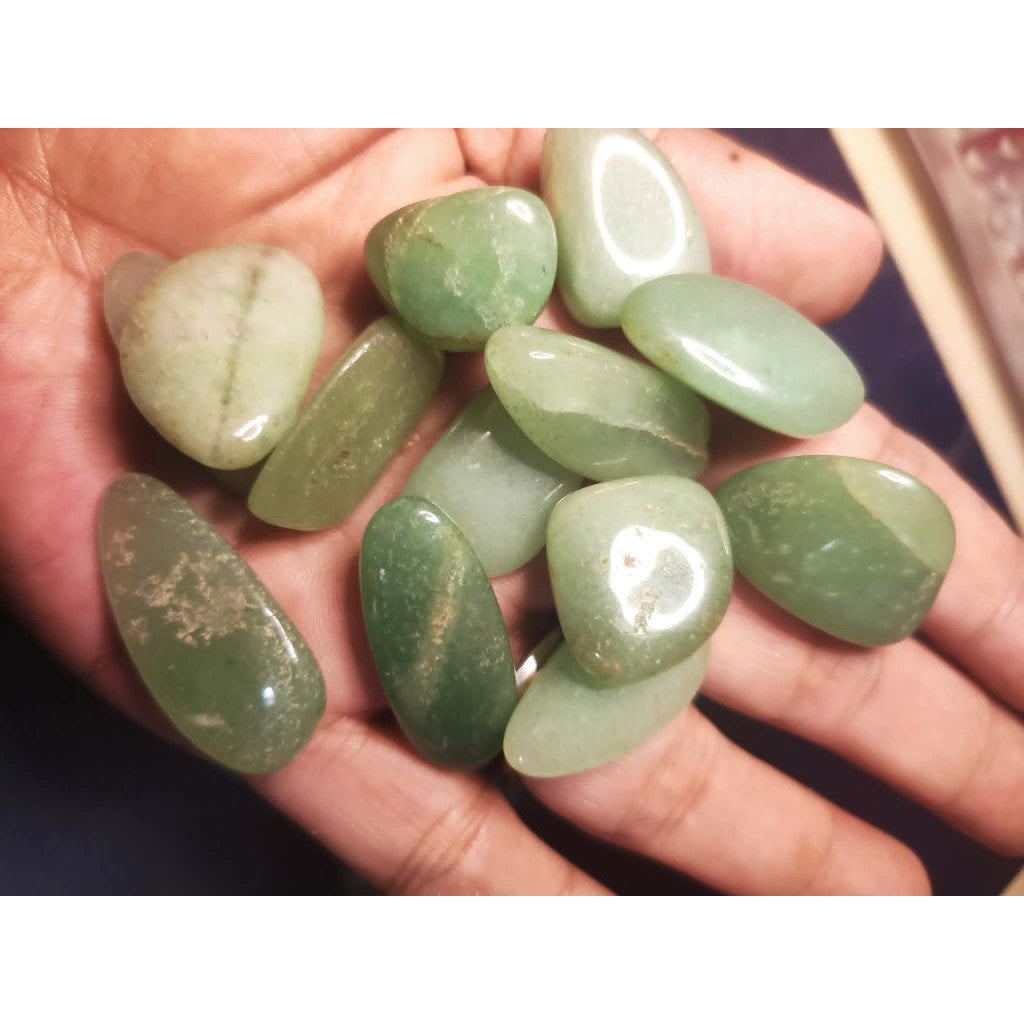 CHEFFY Aventurine Tumbled Freeform Med Crystal Gemstone