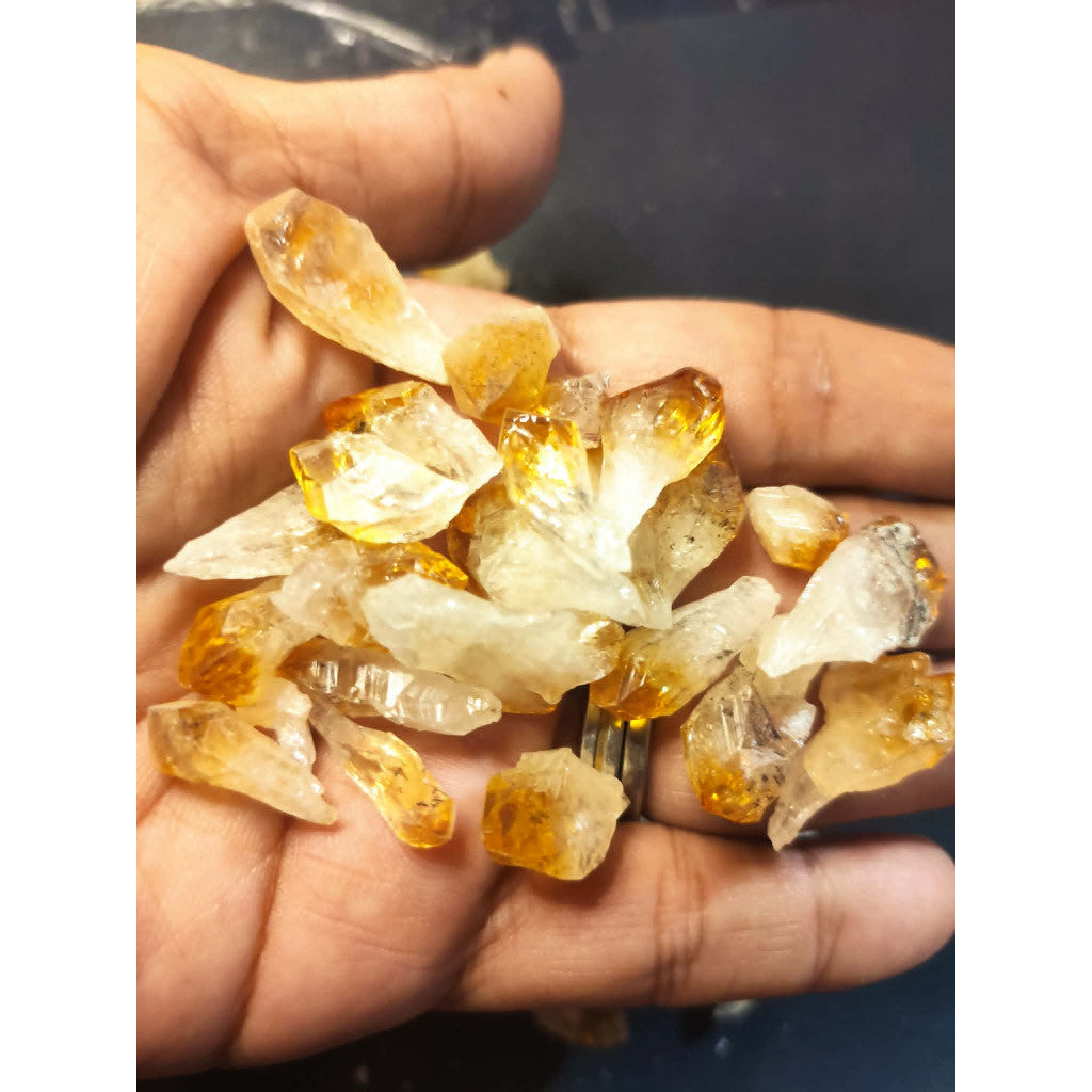 CHEFFY EXTRA SMALL Citrine Points Raw H.Q Crystal Gemstone