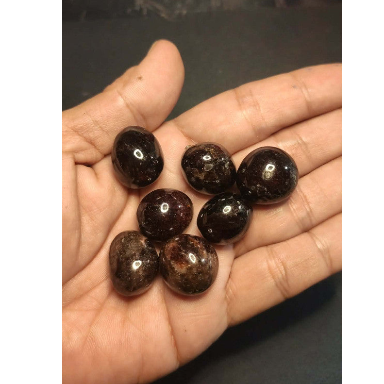 CHEFFY Garnet Tumbled Crystals Gemstones MED