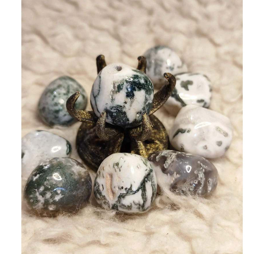 CHEFFY Tree Agate Crystal Gemstone ( Small )
