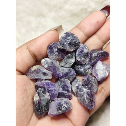 CHEFFY Amethyst Crystal Raw Stones ( Sold Per Piece )