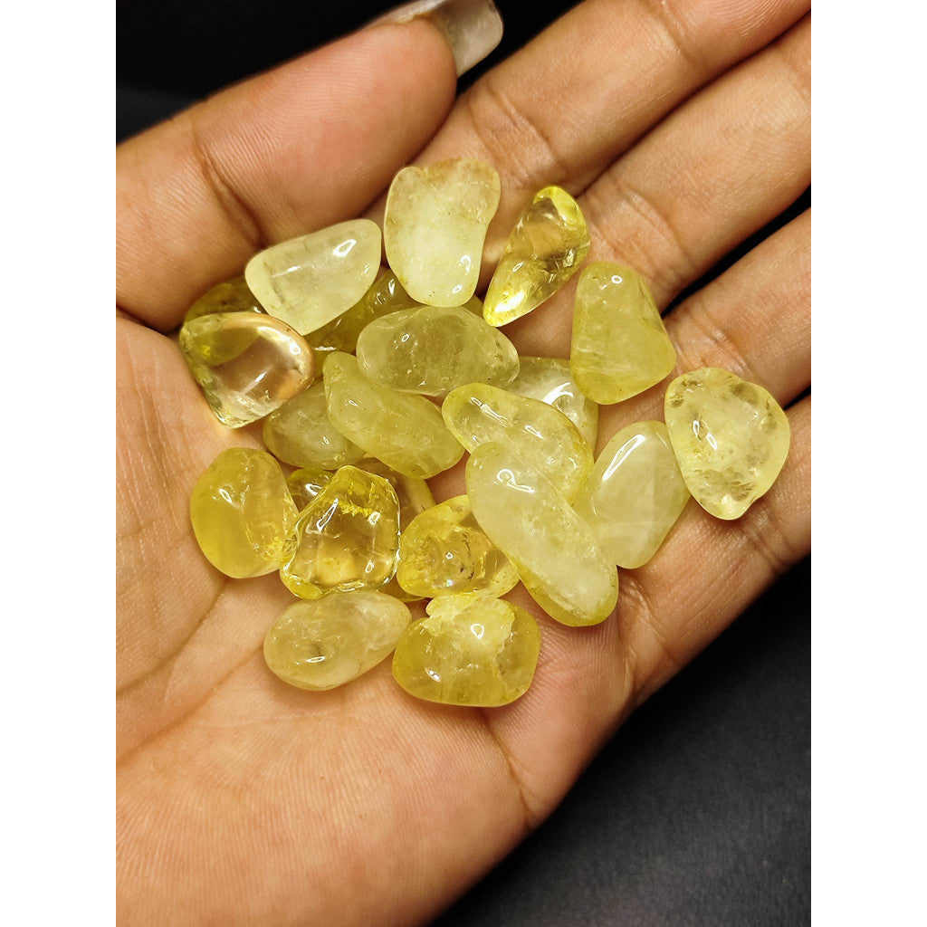 CHEFFY Citrine Tumbled Mini Crystals Gemstones