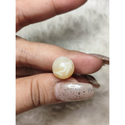 CHEFFY | Genuine Sakura Agate Bead / Pendant | Natural Blossom Chalcedony Gemstone (2mm)