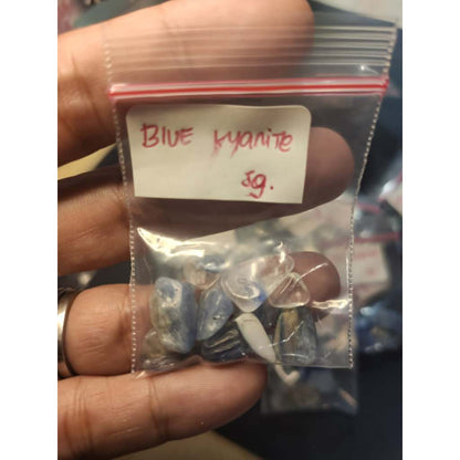 CHEFFY Blue Kyanite Tumbled Gemstone Crystal SOLD PER PACK