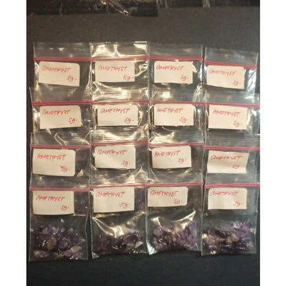 CHEFFY Amethyst Crystals Gemstones SOLD PER PACK