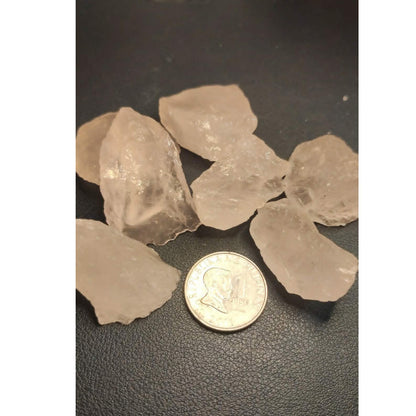 CHEFFY Rose Quartz Crystal Gemstone Raw ( M )
