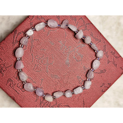 CHEFFY Rose Quartz Bracelet (4mm) | Genuine Natural Crystal Gemstone