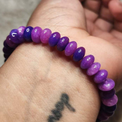 CHEFFY Dyed Agate Bracelet (5mm) | Natural Stone Enhancement