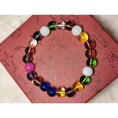 CHEFFY Fluorite Bracelet (7mm) | Genuine Natural Crystal Gemstone