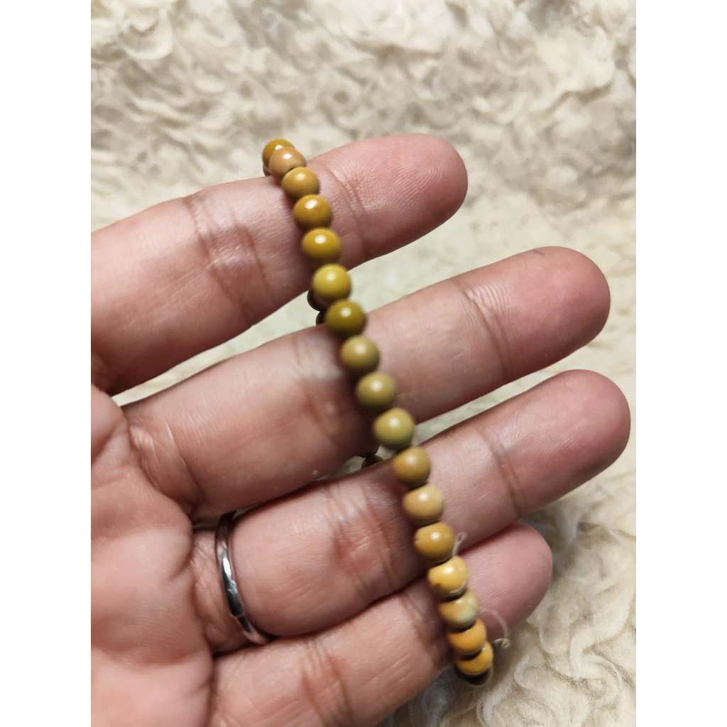 CHEFFY Turquoise Brown Bracelet 3mm - Natural Gemstone Crystal