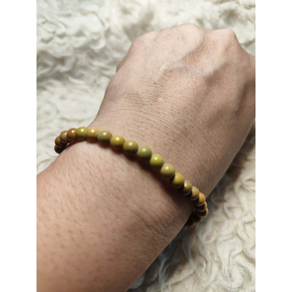 CHEFFY Turquoise Brown Bracelet 3mm - Natural Gemstone Crystal