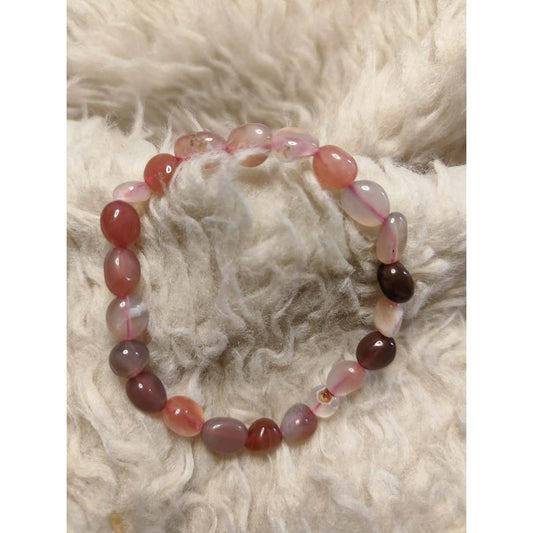 CHEFFY (6mm) Natural Agate Bracelet – Premium Gemstone Crystal for Balance & Protection