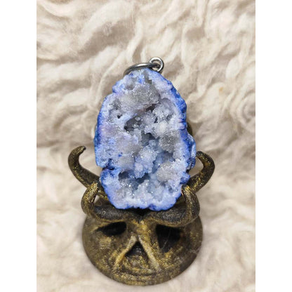 CHEFFY | Vibrant Dyed Agate Keychain | Natural Stone Key Ring Charm & Bag Accessory