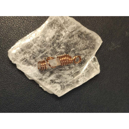 CHEFFY Clear Quartz  Pendant Crystal  Raw (Random Pick )  Wire Wrap Gemstone