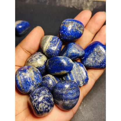 CHEFFY Lapis Lazuli Tumbled Crystal Gemstone FREEFORM