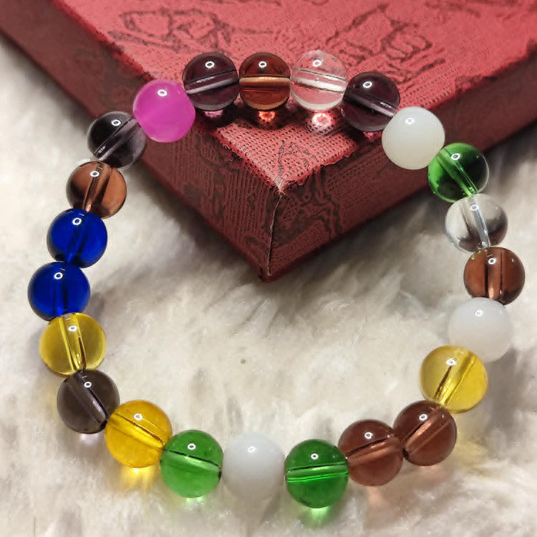 CHEFFY Fluorite Bracelet (7mm) | Genuine Natural Crystal Gemstone