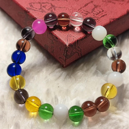 CHEFFY Fluorite Bracelet (7mm) | Genuine Natural Crystal Gemstone