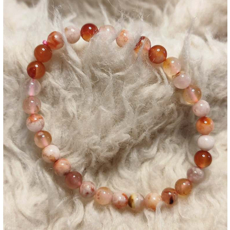 CHEFFY Red Agate Bracelet