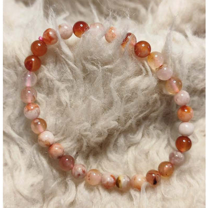 CHEFFY Red Agate Bracelet