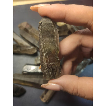 CHEFFY Smoky Quartz  Natural Raw Points Medium Crystals