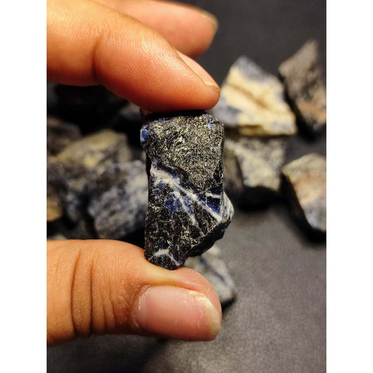 CHEFFY Sodalite Crystal Gemstone Raw (MED)