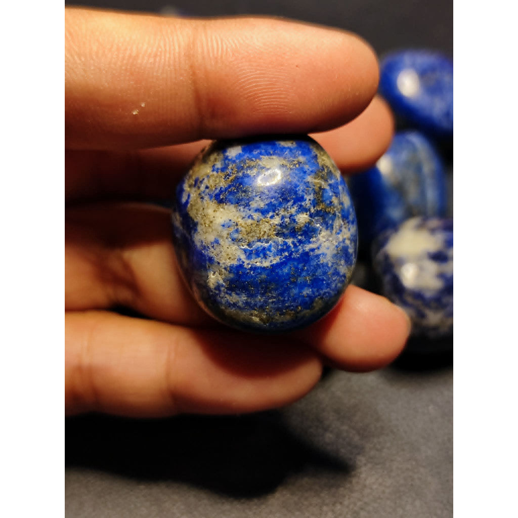 CHEFFY Lapis Lazuli Tumbled Crystal Gemstone FREEFORM