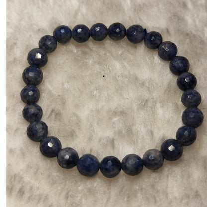 CHEFFY Natural Faceted Sapphire Crystal Bracelet