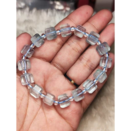 CHEFFY Aquamarine Bracelet (8mm) | Genuine Natural Crystal Gemstone