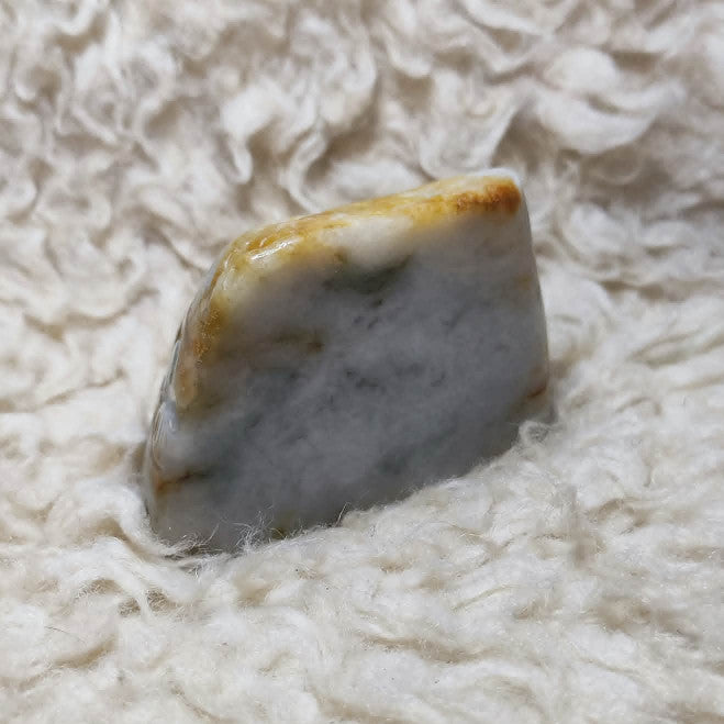 CHEFFY Natural Myanmar Jadeite Jade Decor Specimen | 100% Authentic Grade A Raw Crystal Collection |