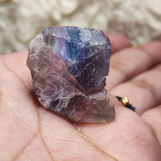 CHEFFY Crystals Premium Fluorite Specimen – 17.40g Natural "Genius Stone" for Focus & Clarity (#2