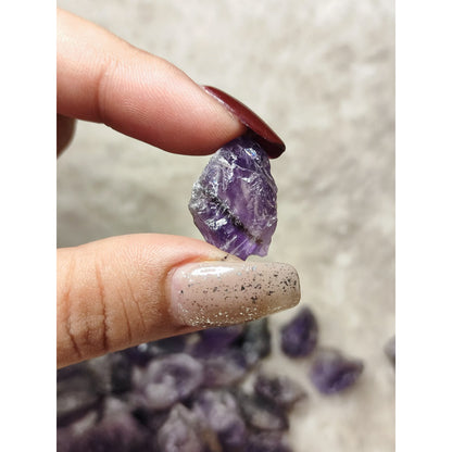 CHEFFY Amethyst Crystal Raw Stones ( Sold Per Piece )