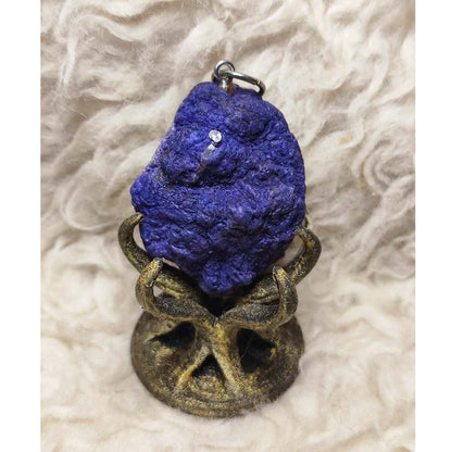 CHEFFY | Vibrant Dyed Agate Keychain | Natural Stone Key Ring Charm & Bag Accessory
