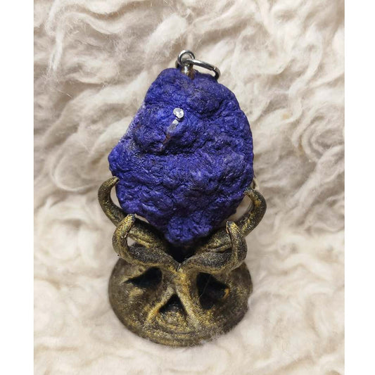 CHEFFY | Vibrant Dyed Agate Keychain | Natural Stone Key Ring Charm & Bag Accessory