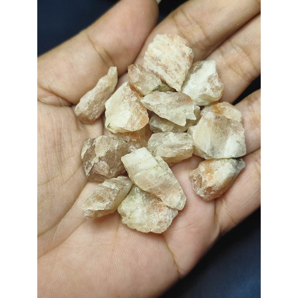 CHEFFY Sunstone Raw Crystal Gemstones (1.5 to 2mm) L