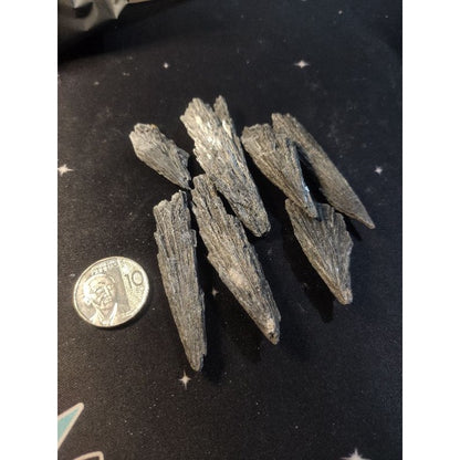 CHEFFY Black Kyanite Crystal Gemstone